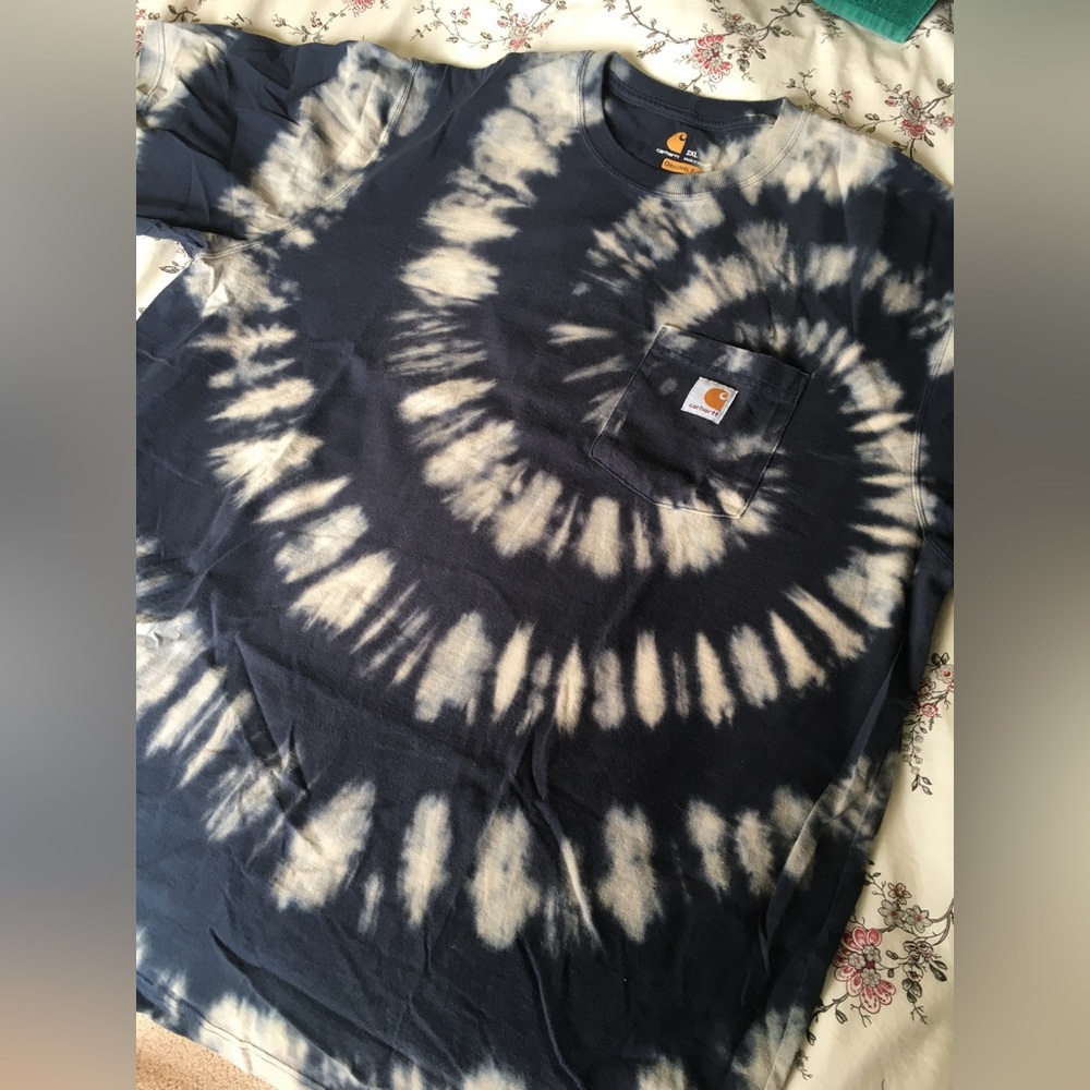 Carhartt T-Shirt Tie Die Navy - 2 XL